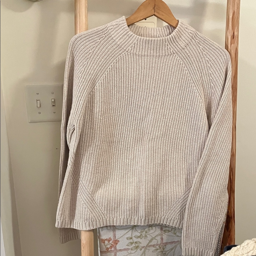 Pendleton  95% cotton 5% cashmere Women's Cream Sweater